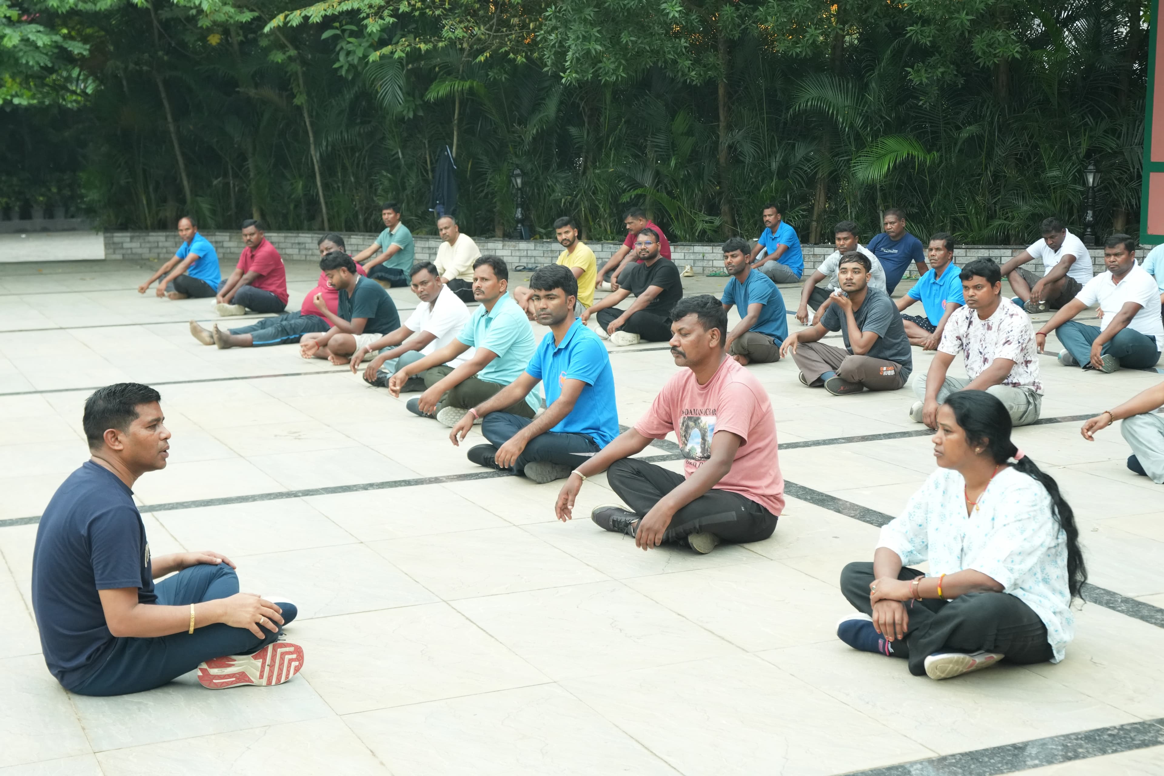 Training session and leadership development